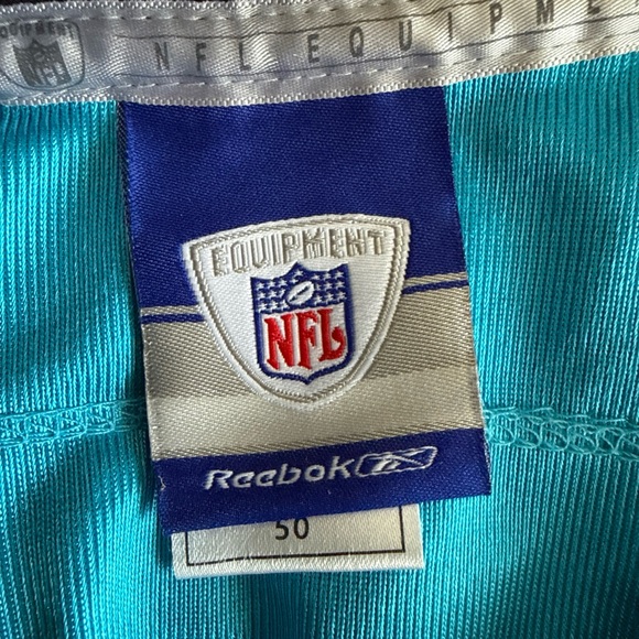 Reebok Teal and Black Men's Jersey - Picture 4 of 6